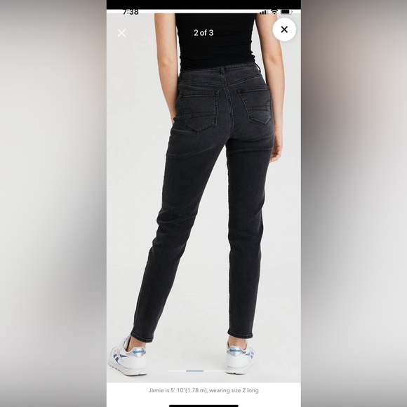 AE mom jeans (14 short) - Picture 2 of 3